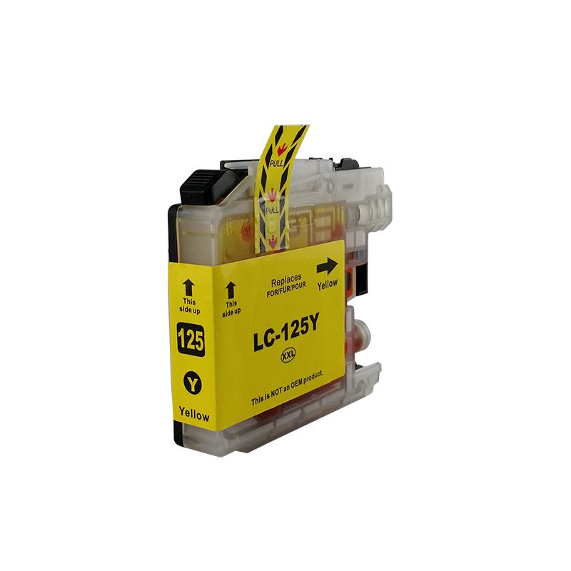 Cartouche d'encre compatible BROTHER LC125XL-Y jaune
