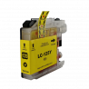 Cartouche d'encre compatible BROTHER LC125XL-Y jaune